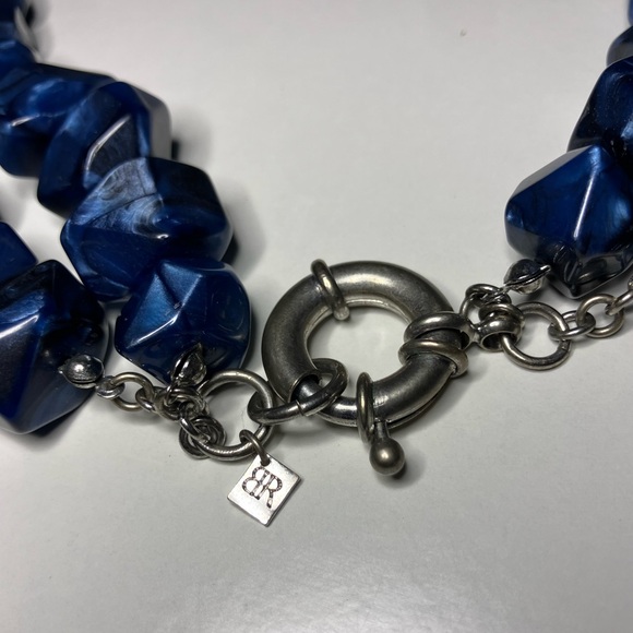 π· Banana Republic Chunky Necklace, Navy Blue β EUC - Picture 2 of 4